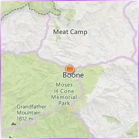 Appalachian State University Location Map Appalachian State University Location Map