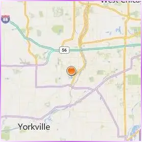 Aurora University Location Map