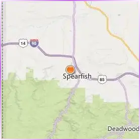 Black Hills State University Location Map