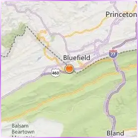 Bluefield University Location Map Bluefield University Location Map