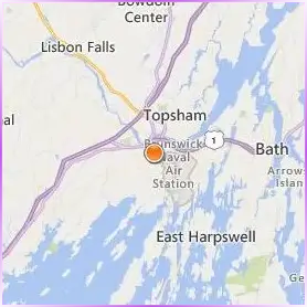 Bowdoin College Location Map