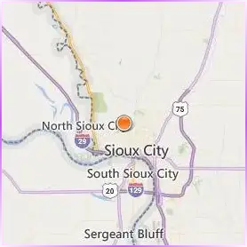 Briar Cliff University Location Map Briar Cliff University Location Map