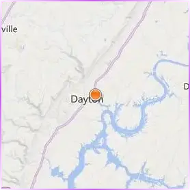 Bryan College Dayton Location Map