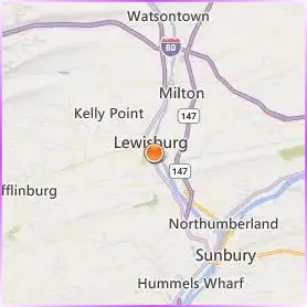 Bucknell University Location Map Bucknell University Location Map