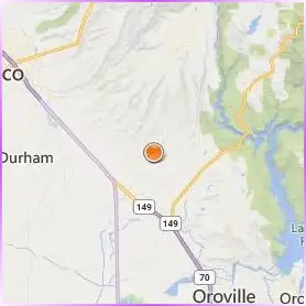 Butte College Location Map