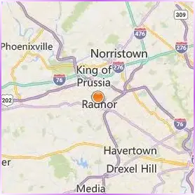 Cabrini University Location Map Cabrini University Location Map