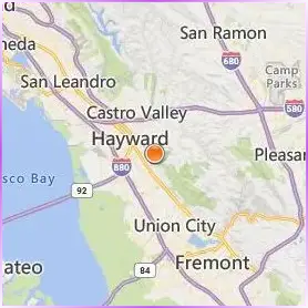 California State University East Bay Location Map California State University East Bay Location Map