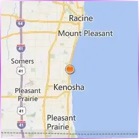 Carthage College Location Map