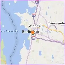 Champlain College Location Map