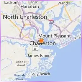 College of Charleston Location Map College of Charleston Location Map