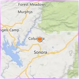 Columbia College Sonora Location Map Columbia College Sonora Location Map