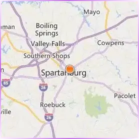 Converse University Location Map Converse University Location Map