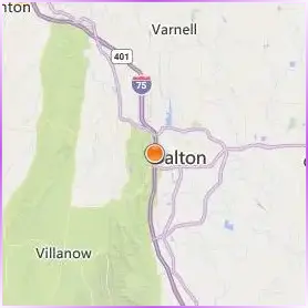 Dalton State College Location Map Dalton State College Location Map