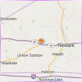 Denison University Location Map