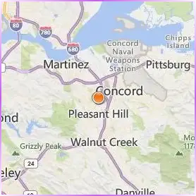 Diablo Valley College Location Map
