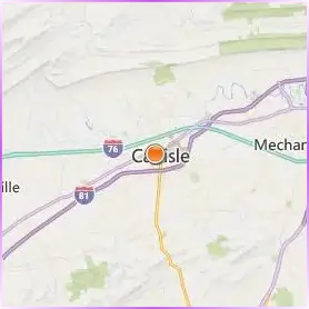 Dickinson College Location Map Dickinson College Location Map