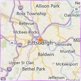 Duquesne University Location Map Duquesne University Location Map