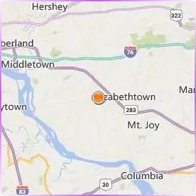 Elizabethtown College Location Map Elizabethtown College Location Map