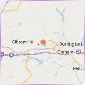 Elon University Location Map Elon University Location Map