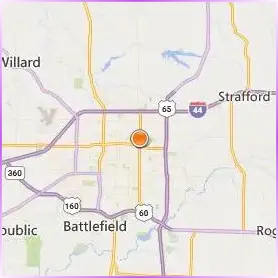 Evangel University Location Map