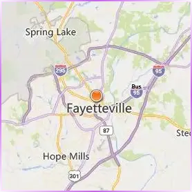 Fayetteville State University Location Map