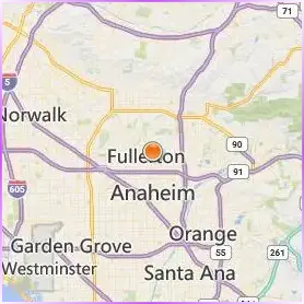 Fullerton College Location Map