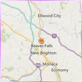 Geneva College Location Map Geneva College Location Map