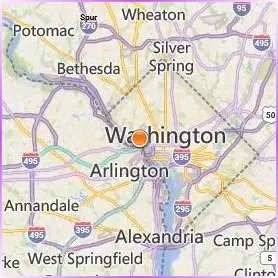 Georgetown University Location Map