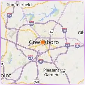 Greensboro College Location Map Greensboro College Location Map