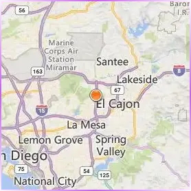 Grossmont College Location Map
