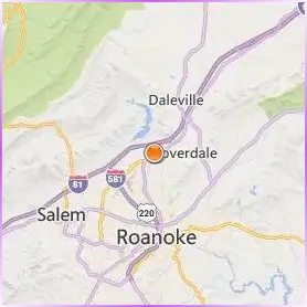 Hollins University Location Map Hollins University Location Map