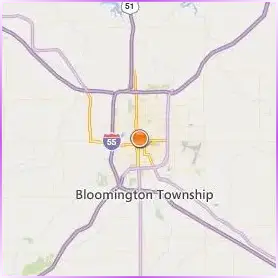 Illinois Wesleyan University Location Map