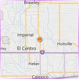 Imperial Valley College Location Map