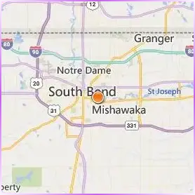 Indiana University South Bend Location Map Indiana University South Bend Location Map