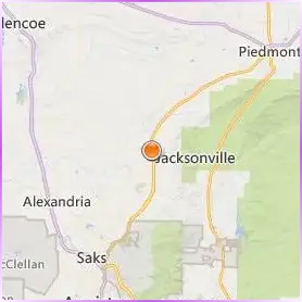 Jacksonville State University Location Map Jacksonville State University Location Map