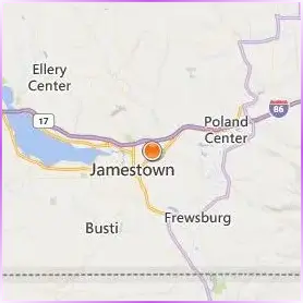 Jamestown Community College Location Map Jamestown Community College Location Map