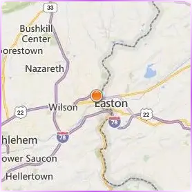 Lafayette College Location Map Lafayette College Location Map