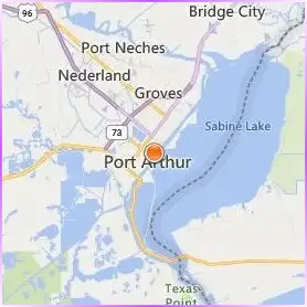 Lamar State College Port Arthur Location Map