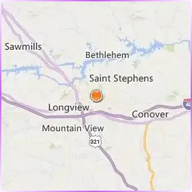 Lenoir Rhyne University Location Map Lenoir Rhyne University Location Map