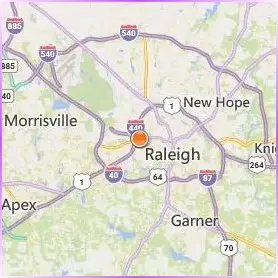 Meredith College Location Map