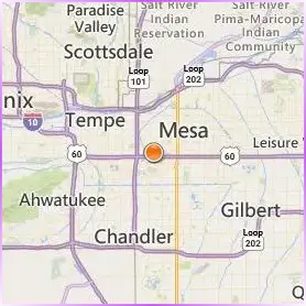 Mesa Community College Location Map Mesa Community College Location Map