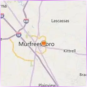 Middle Tennessee State University Location Map Middle Tennessee State University Location Map
