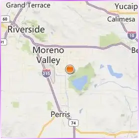 Moreno Valley College Location Map