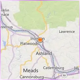 Ohio University Southern Location Map Ohio University Southern Location Map