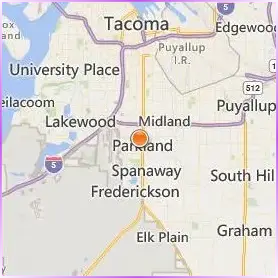 Pacific Lutheran University Location Map