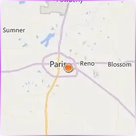 Paris Junior College Location Map Paris Junior College Location Map