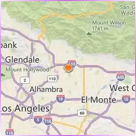 Pasadena City College Location Map