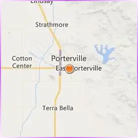 Porterville College Location Map Porterville College Location Map