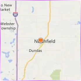 St Olaf College Location Map