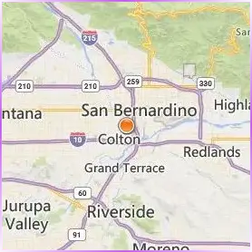San Bernardino Valley College Location Map